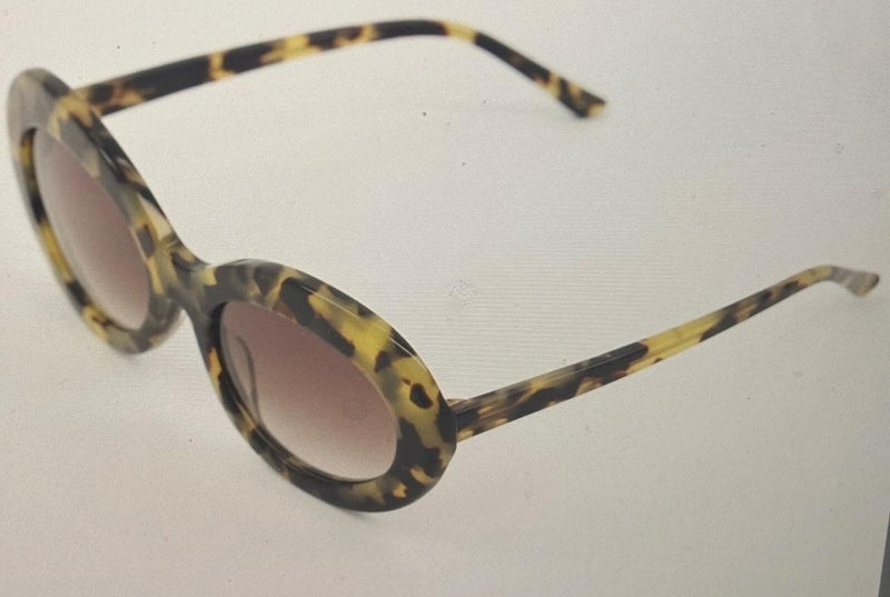 Sunday Somewhere Faux Tortoise Print Sunglasses