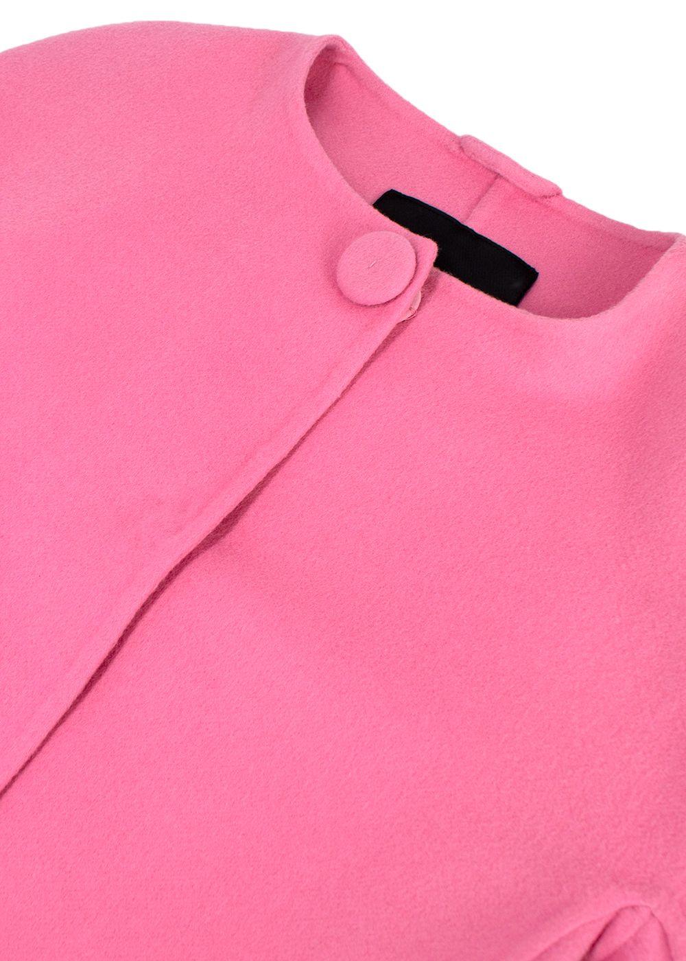 Ermanno Scervino Pink Angora Wool Blend Jacket
