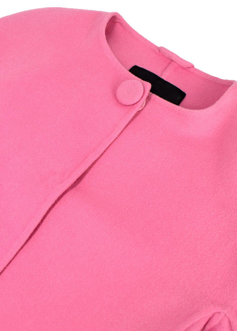 Ermanno Scervino Pink Angora Wool Blend Jacket
