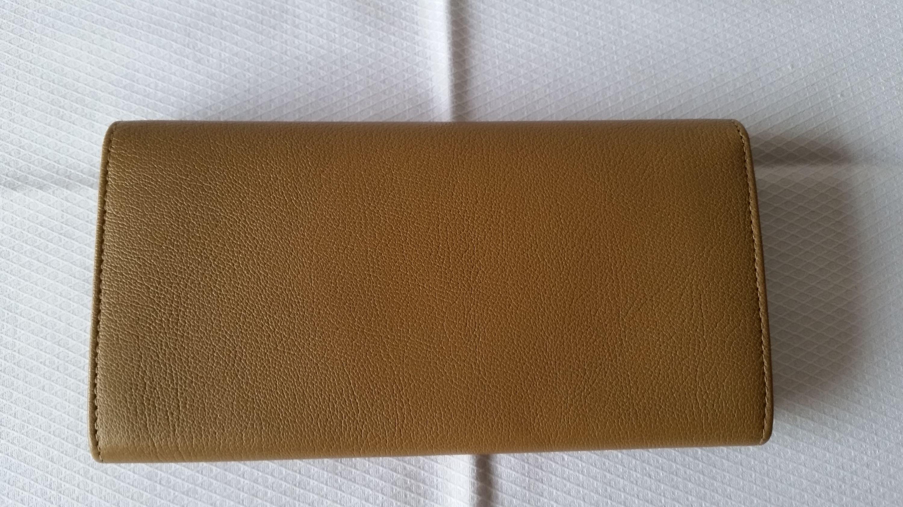 Tan Grained Leather Wallet