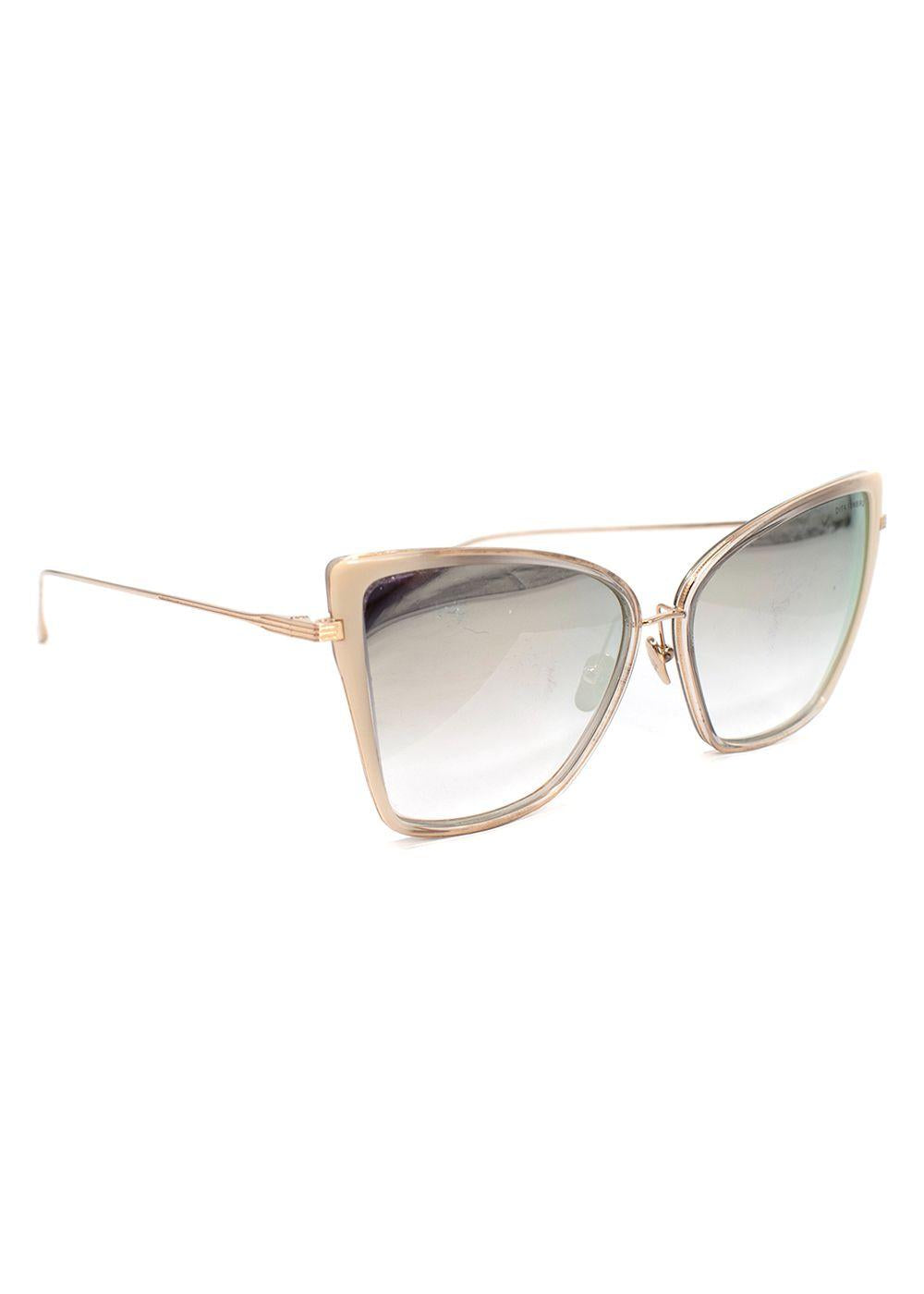 Dita Gray Sunbird Cat Eye Sunglasses