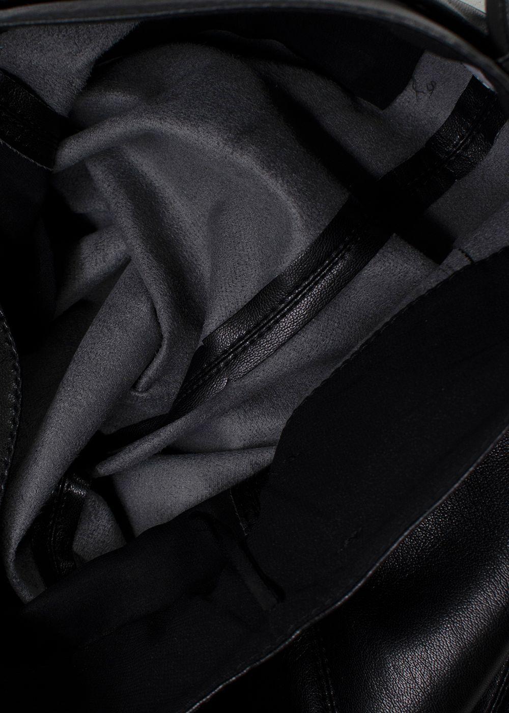 Nanushka Black Chimo Vegan Leather Wide-leg Trousers