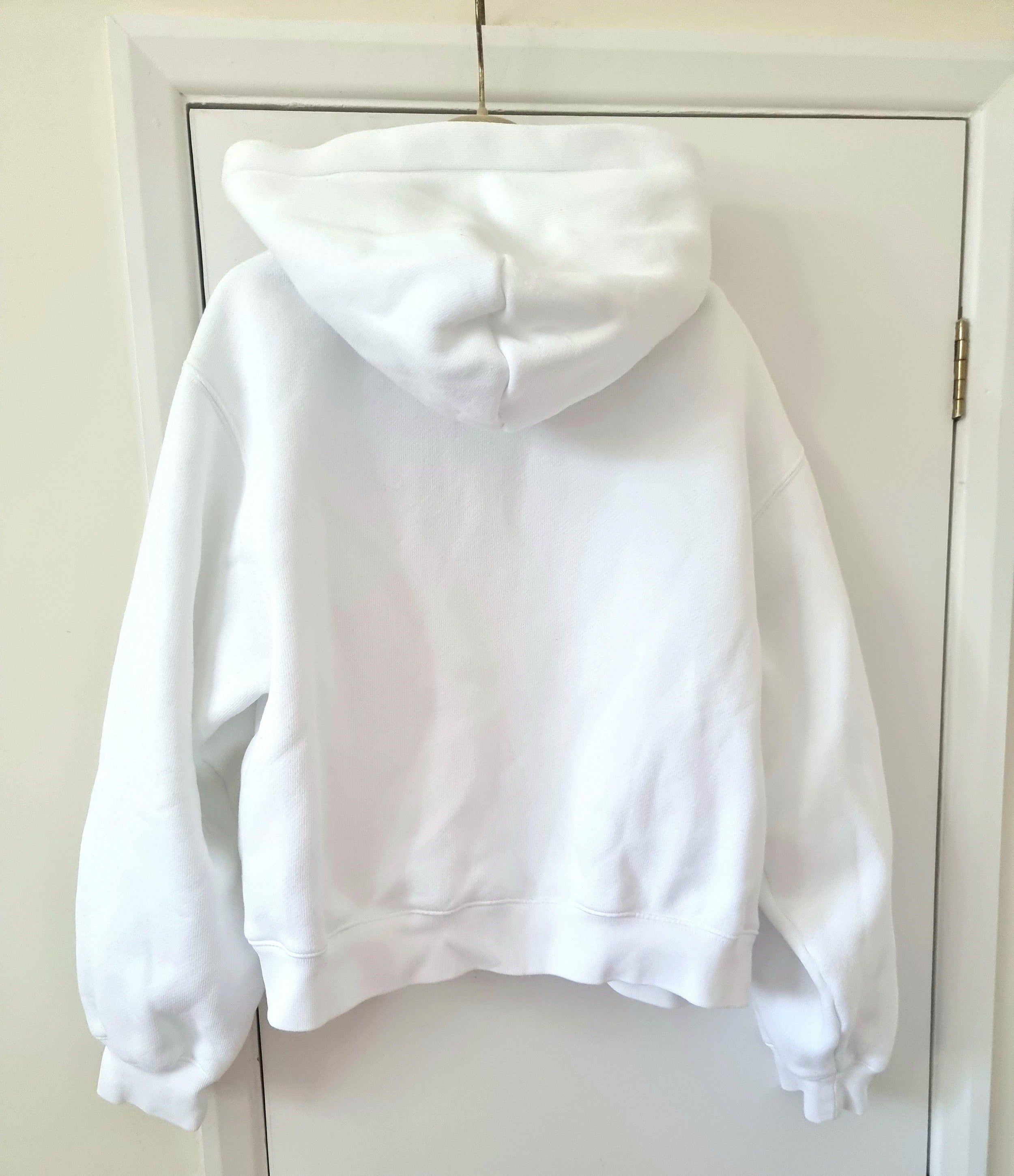 Alexander Wang White Hooded Sweatshirt