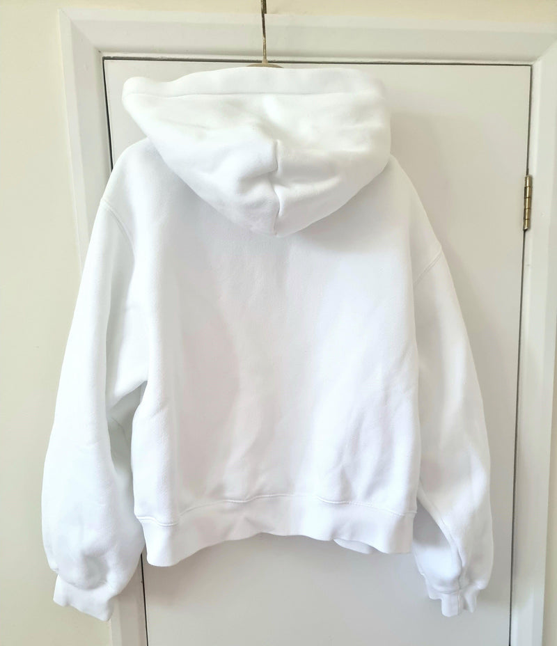 Alexander Wang White Hooded Sweatshirt