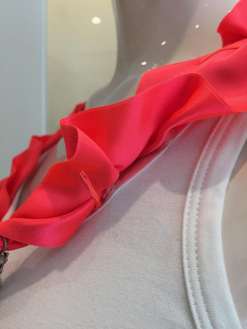Blumarine Ribbon Vest Top