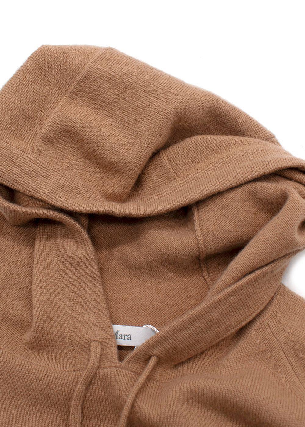 MaxMara Camel Wool Blend Hoodie