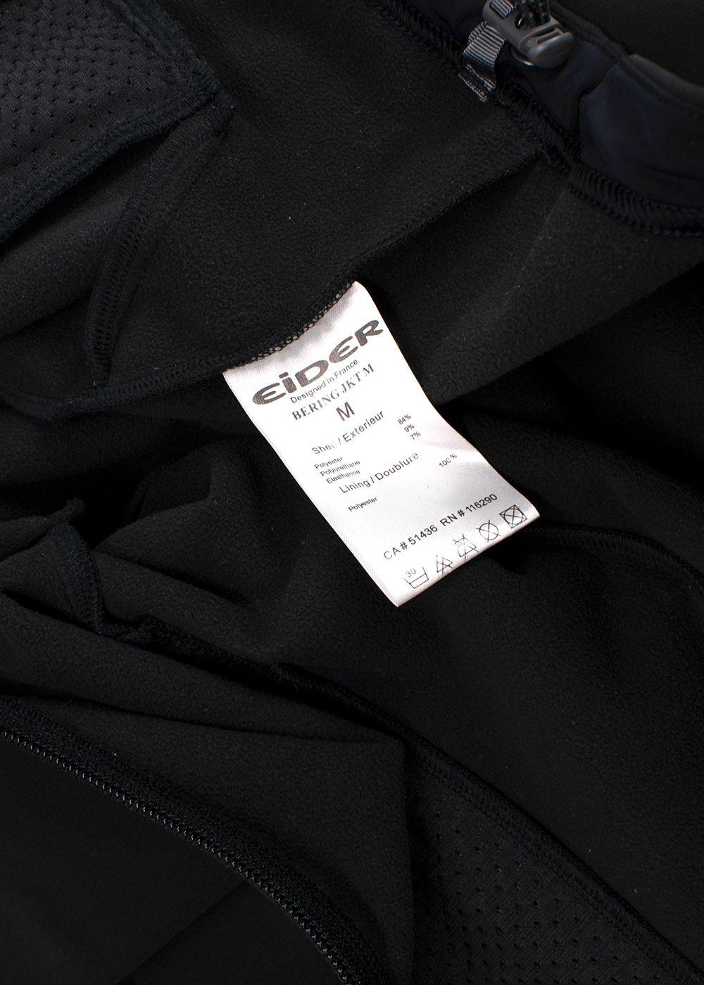 Eider Black Sports Zip Jacket