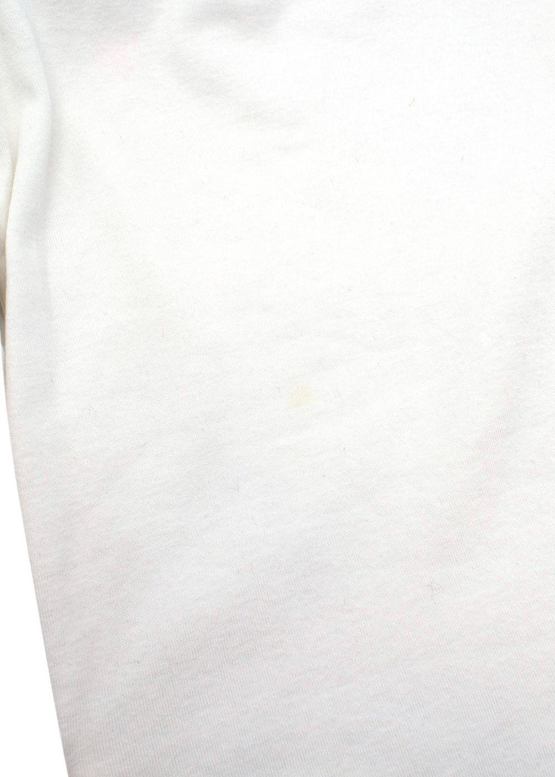 White Cotton Turtle Neck Jumper