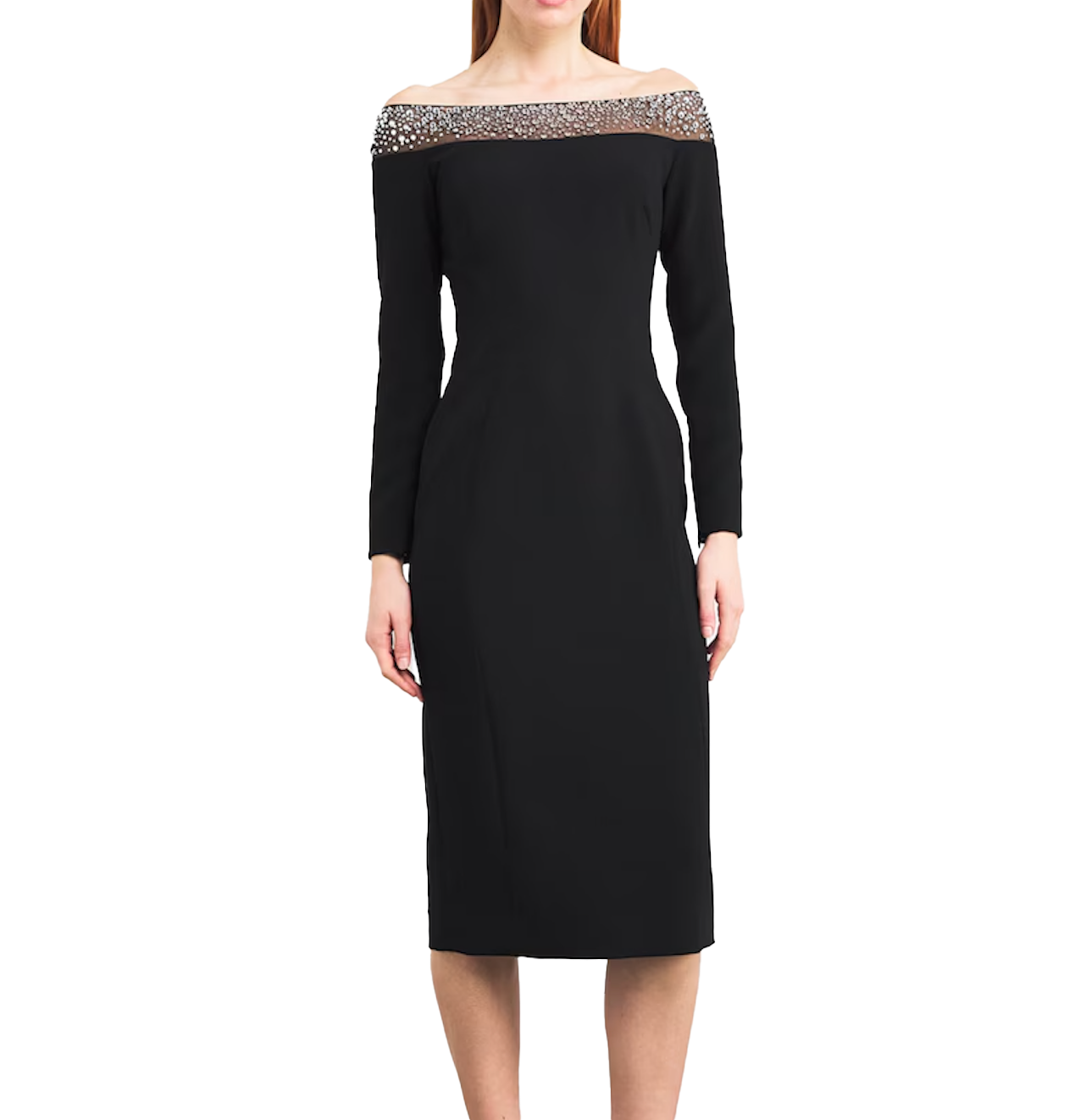 Jenny Packham Embellished Calypso Midi Dress