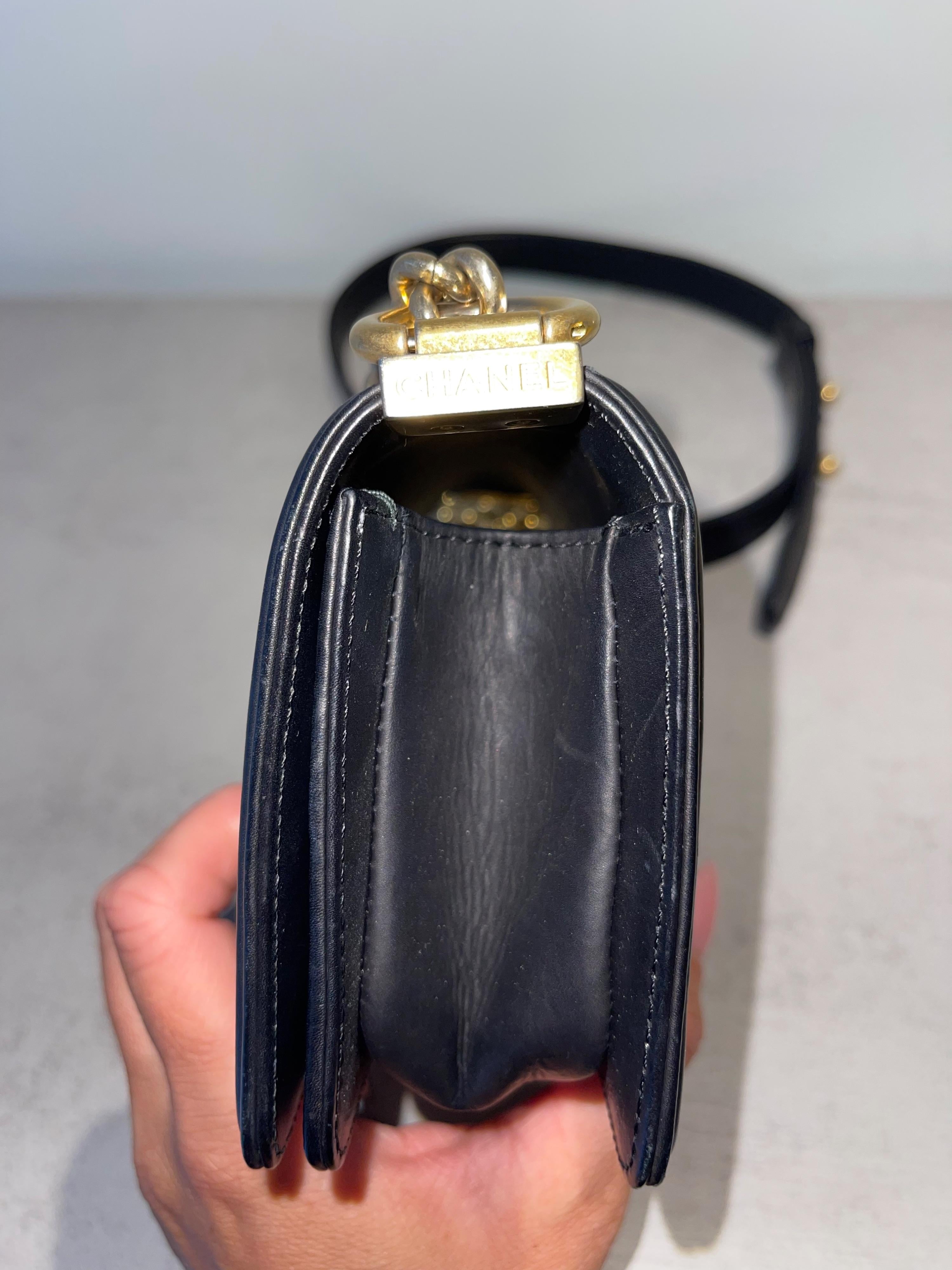 Paris Versailles black woven leather Micro Boy bag