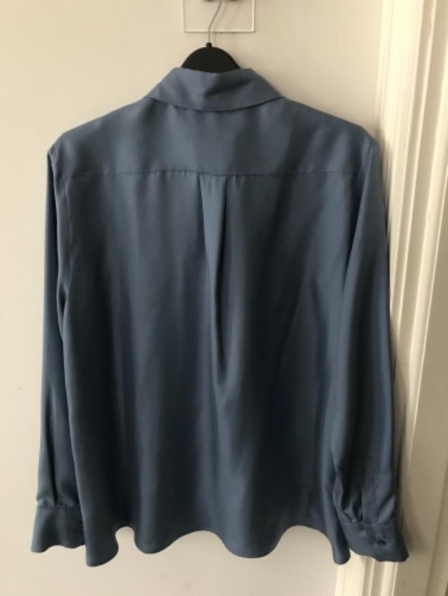 MaxMara Blue silk Vader shirt