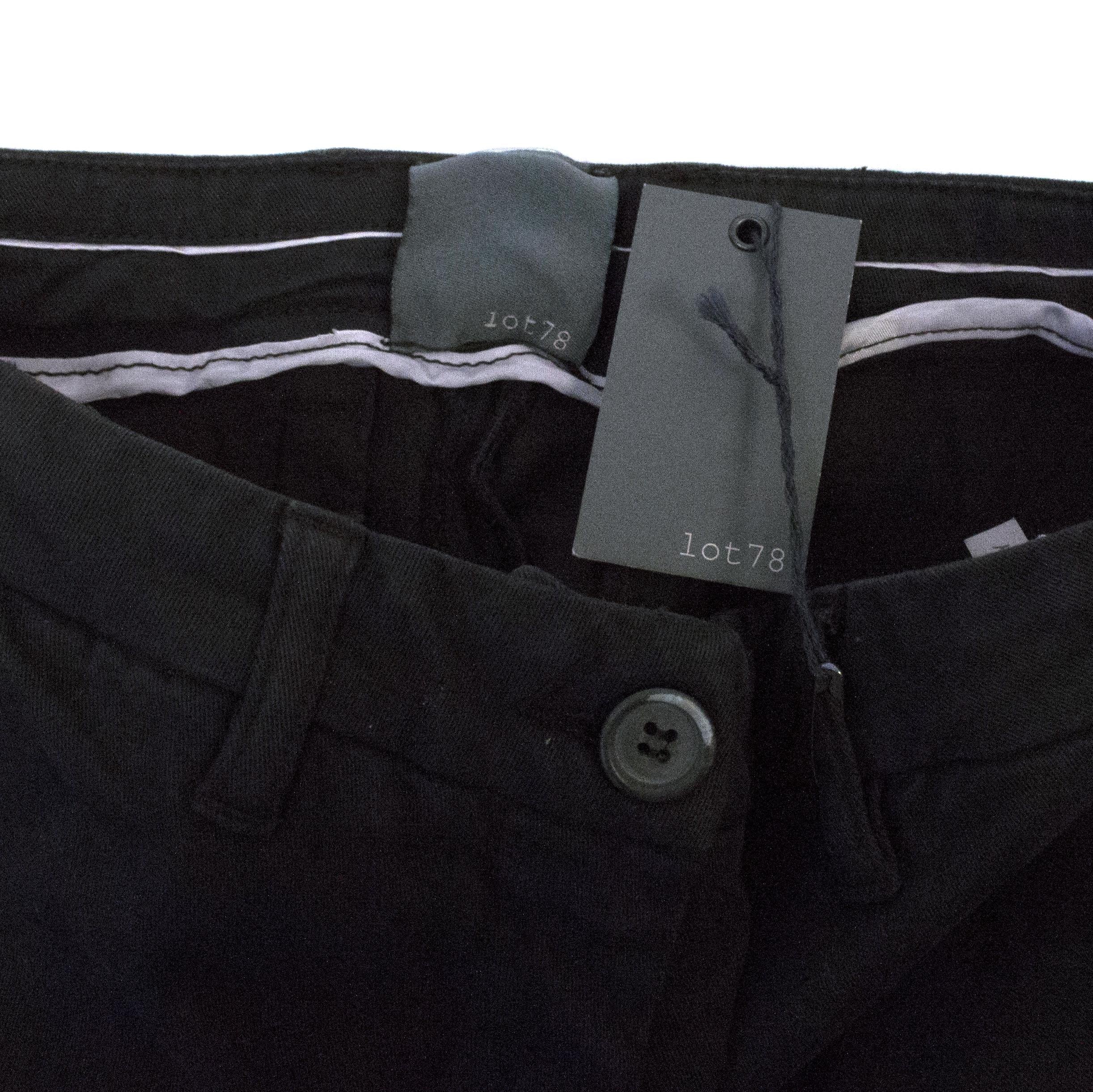 Lot78 Black Chino Trousers
