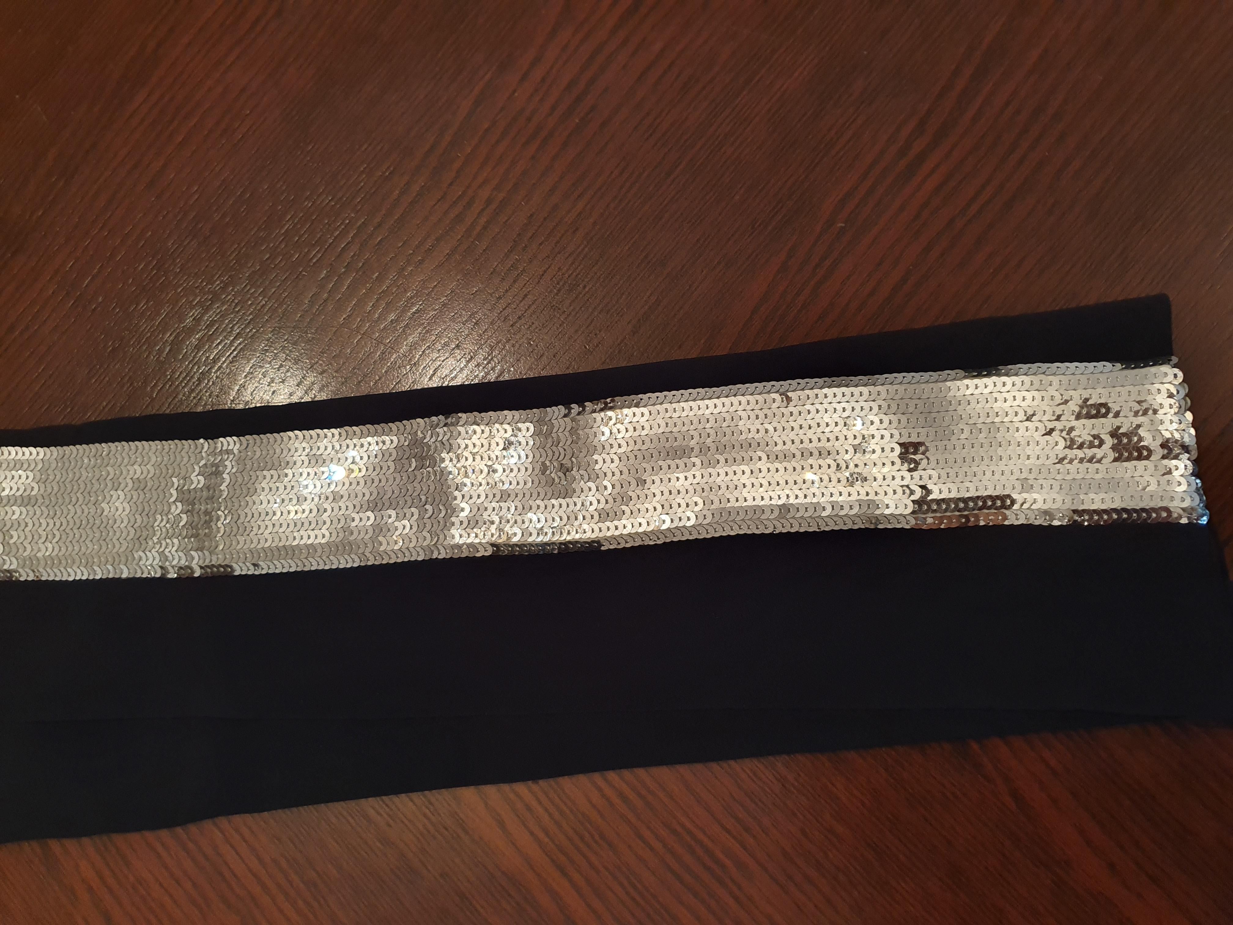 David Koma Sequin Side-Stripe Crepe Pants