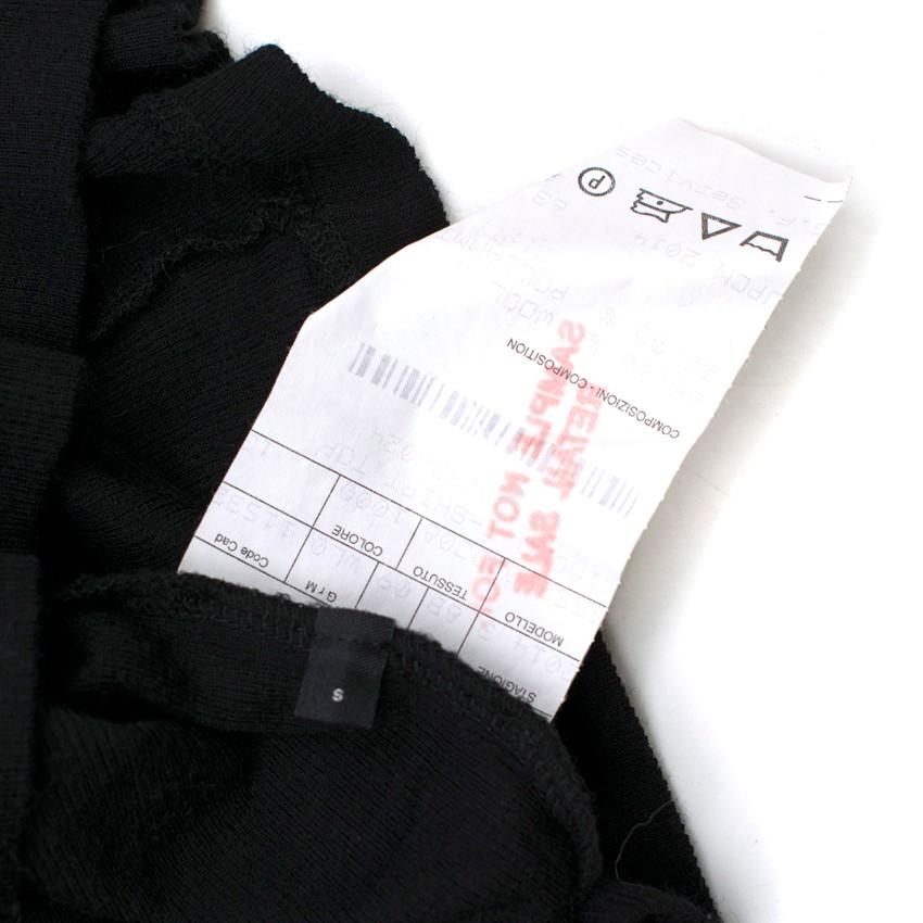 McQ By Alexander McQueen Black Kimono T-Shirt Top