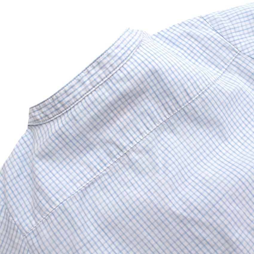 Bonpoint Blue and White Striped Top