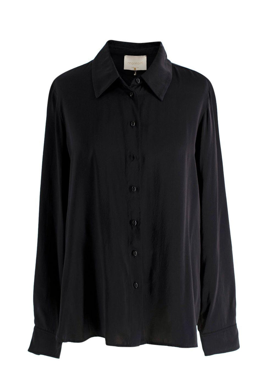Momoni Black 'Arles' Silk Shirt