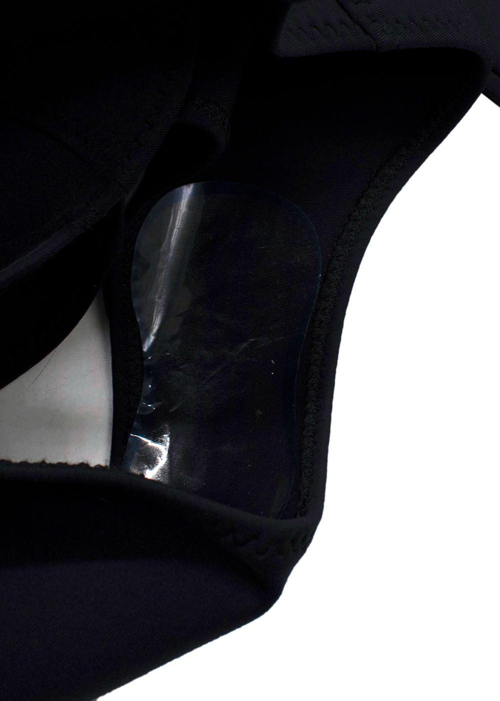 Lisa Marie Black 'The Farrah' Long Sleeve Maillot Bodysuit