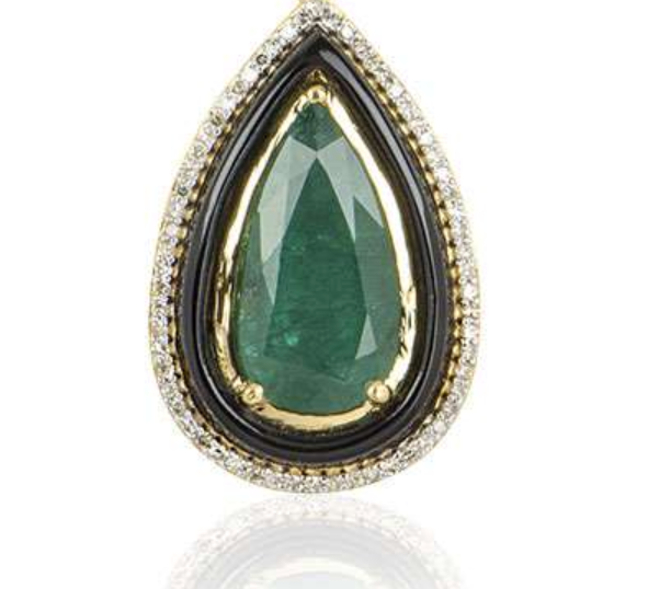 Bespoke Yellow Gold Multi-Gem & Diamond Pendant