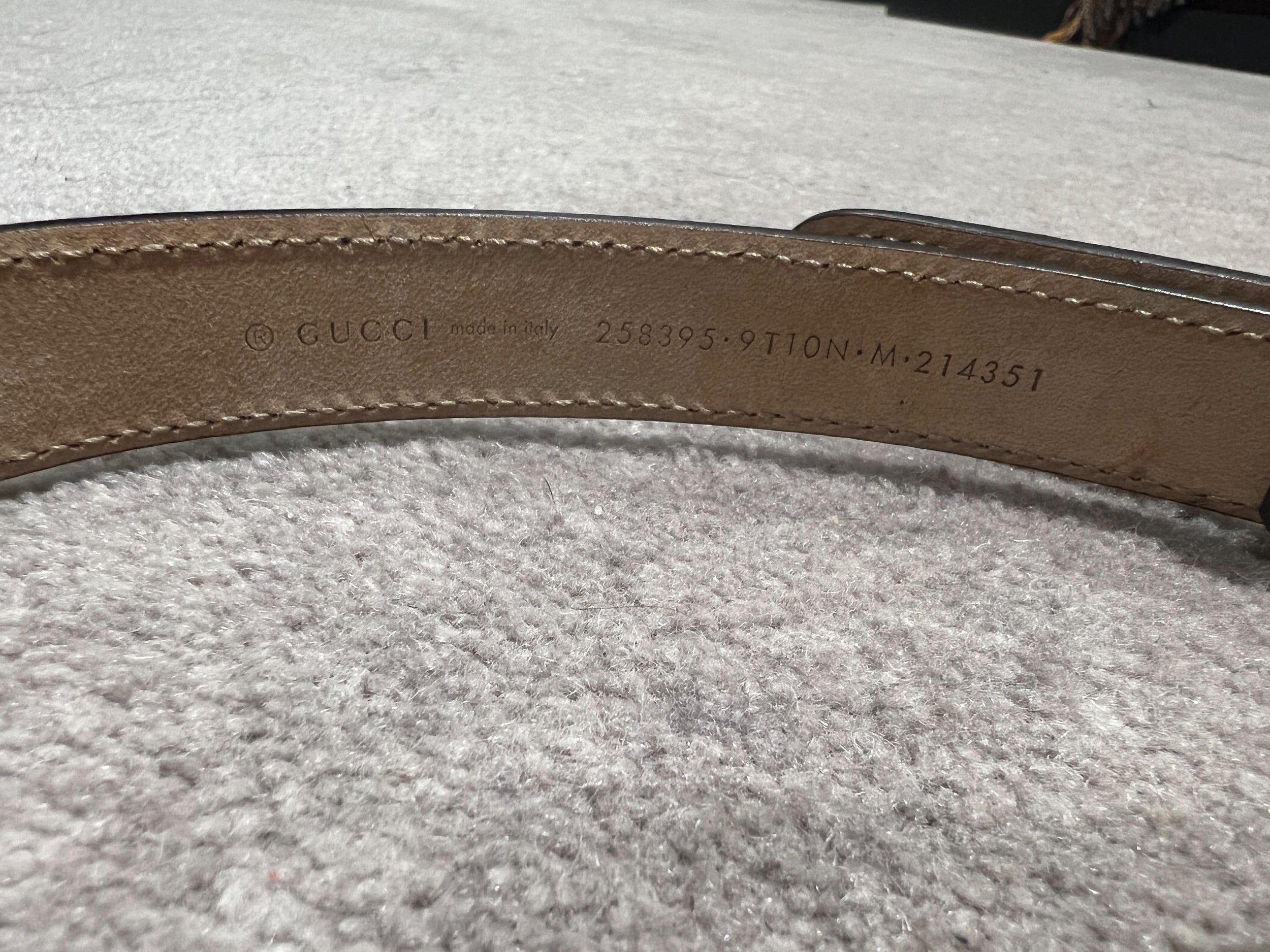 Kids 5Y Cartoon Print Slim GG Supreme Belt