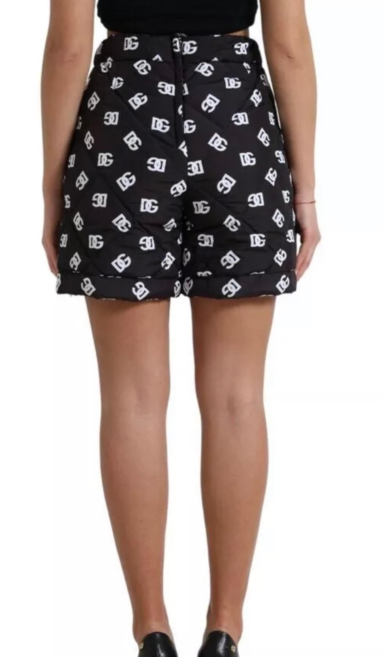 Logo High Waist Bermuda Shorts