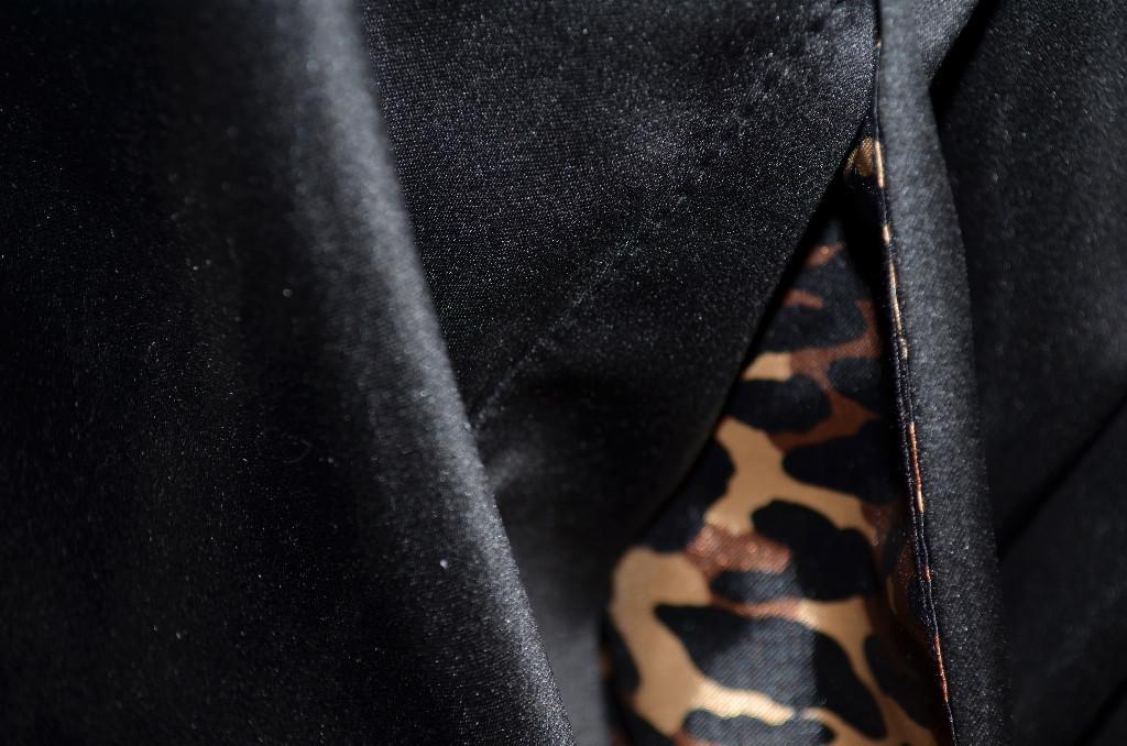 Betsey Johnson satin trench coat