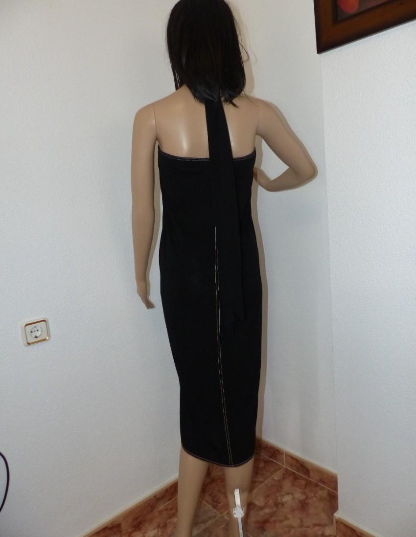 Hermes Black O-Ring Halterneck Evening Dress