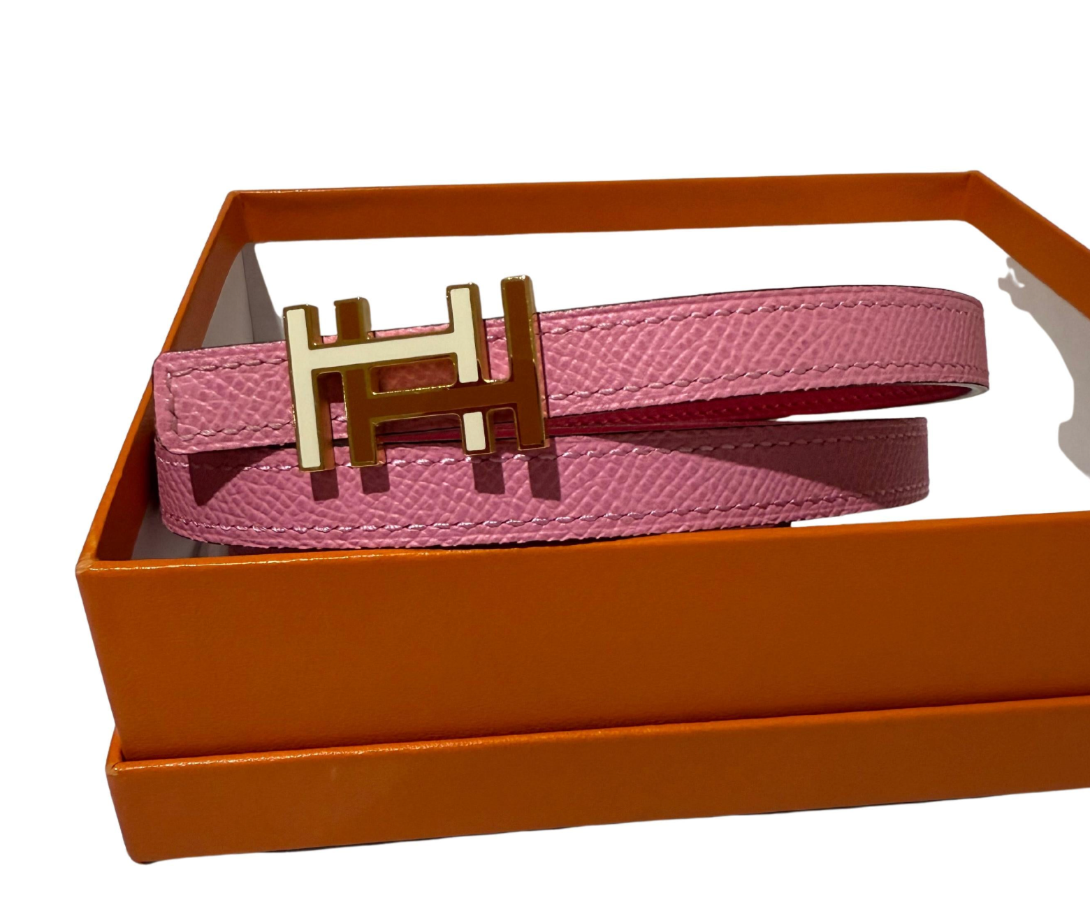 Hermes Reversible Thin Belt