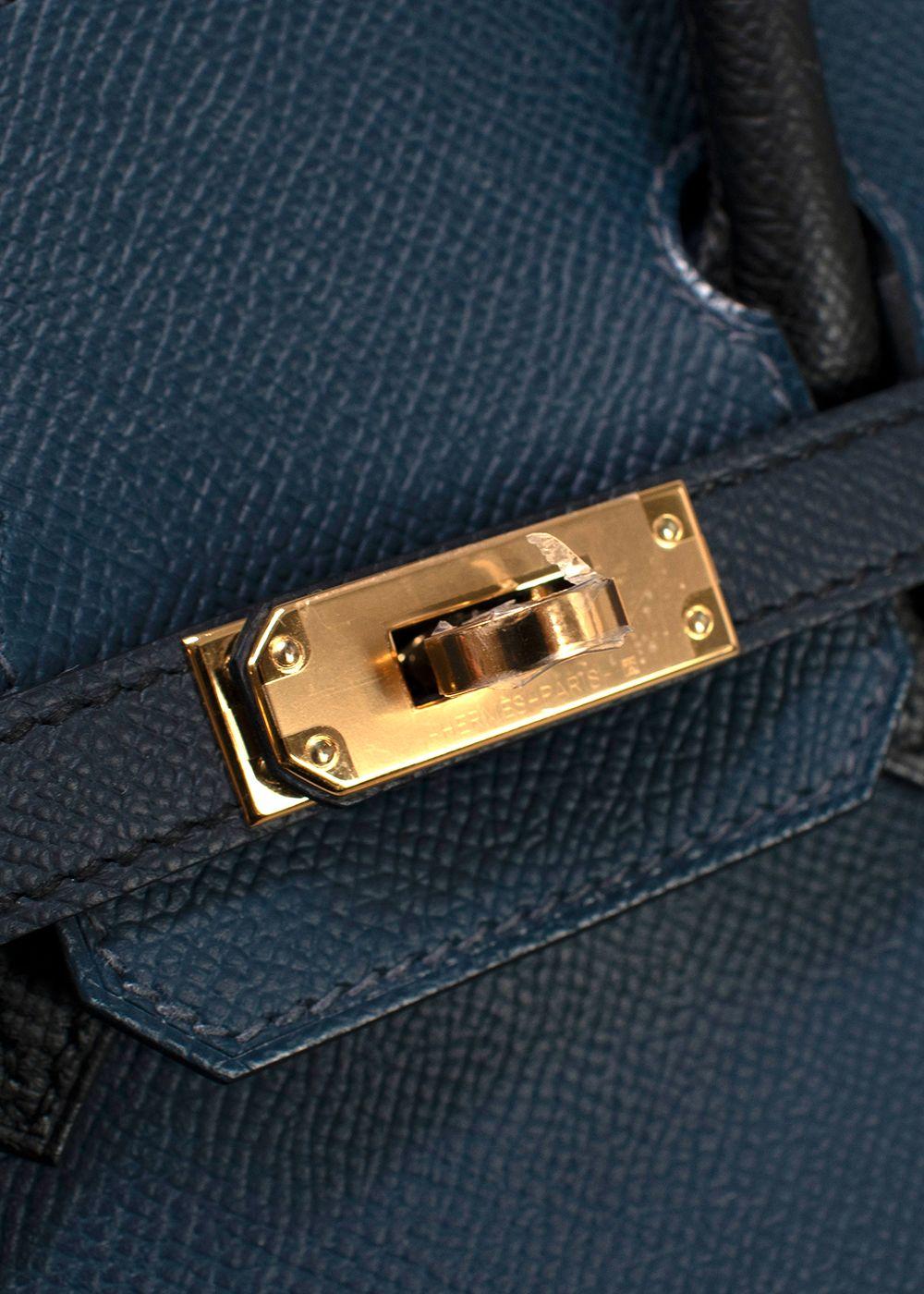 Hermes Tri-colour Epsom Leather Birkin 25 GHW