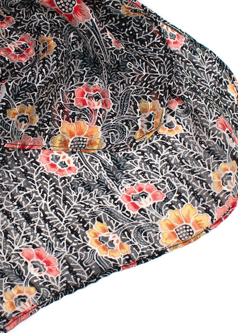 Isabel Marant Silk Floral Print Sleeveless Blouse