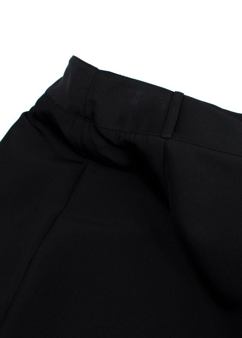 Gucci Black Silk Blend Midi Skirt