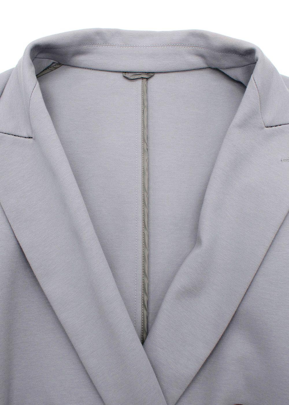 Brunello Cucinelli Grey Blazer and Trouser Two Piece Suit