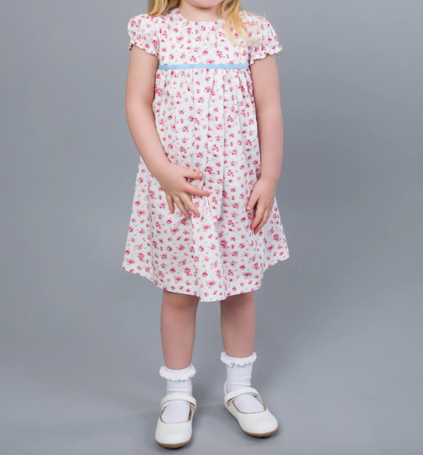 Cairenn Foy 'Julia Style' Dress In Ecru Floral