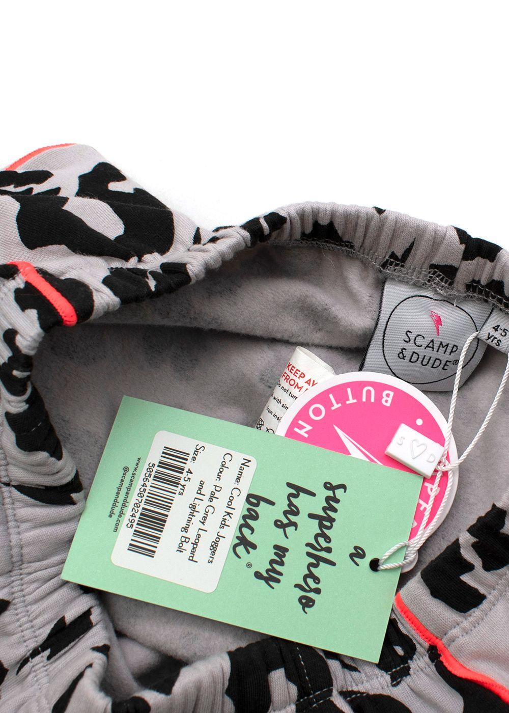 leopard print joggers 4-5Y