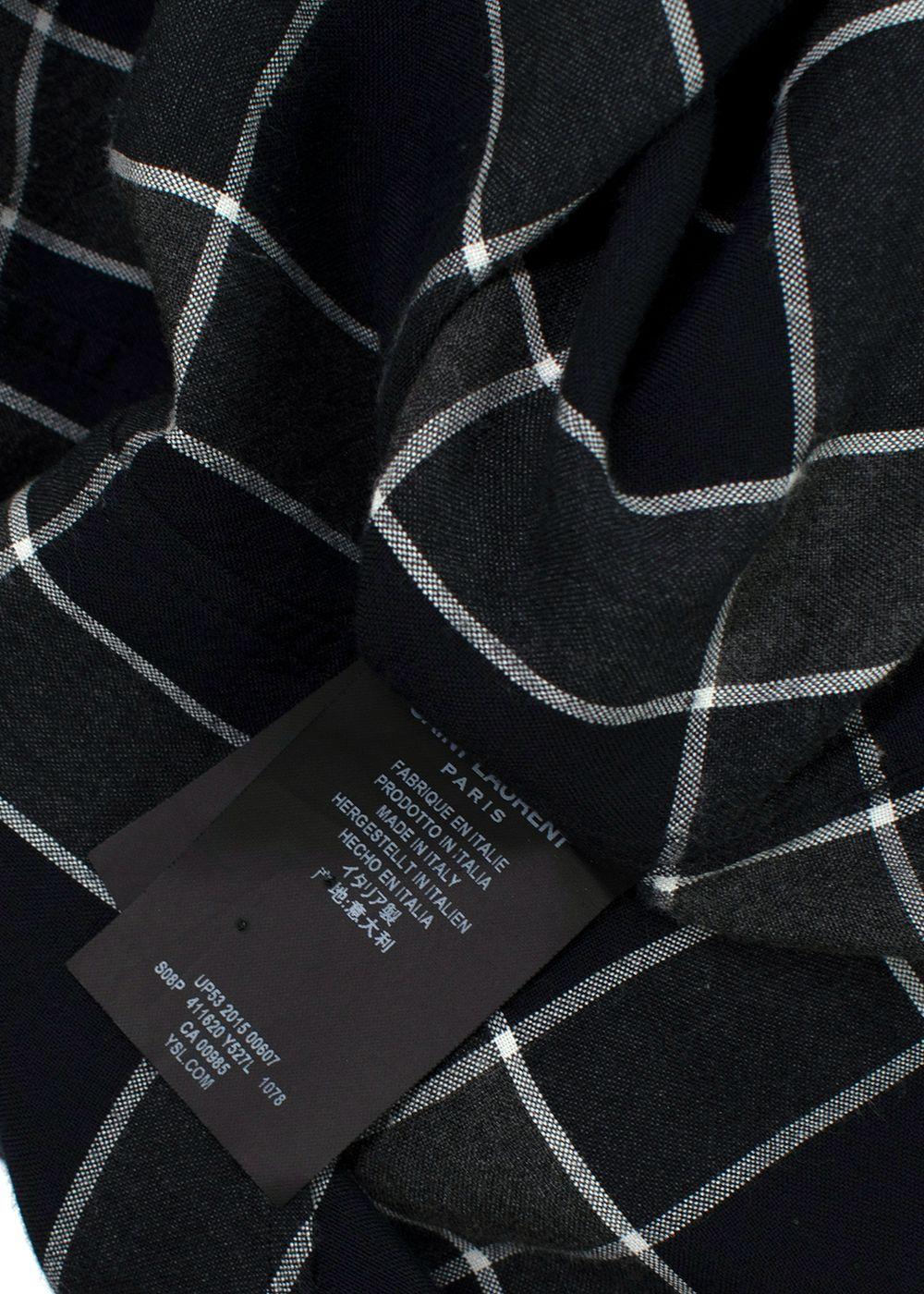 Saint Laurent Chequered Shirt