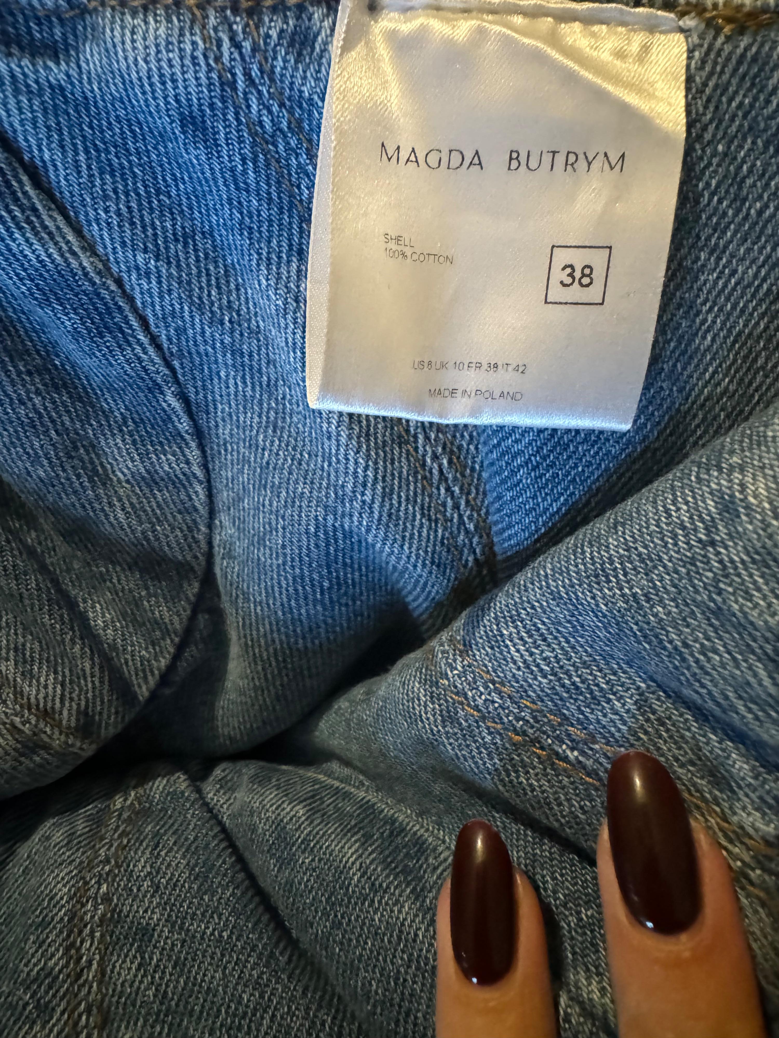 Magda Butrym Denim Corset Top