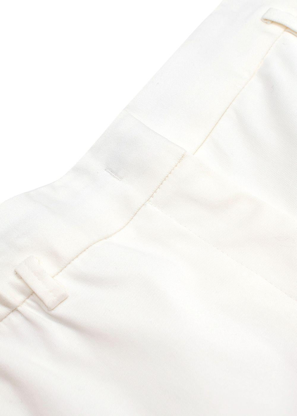 Emilio Pucci White Tailored Shorts