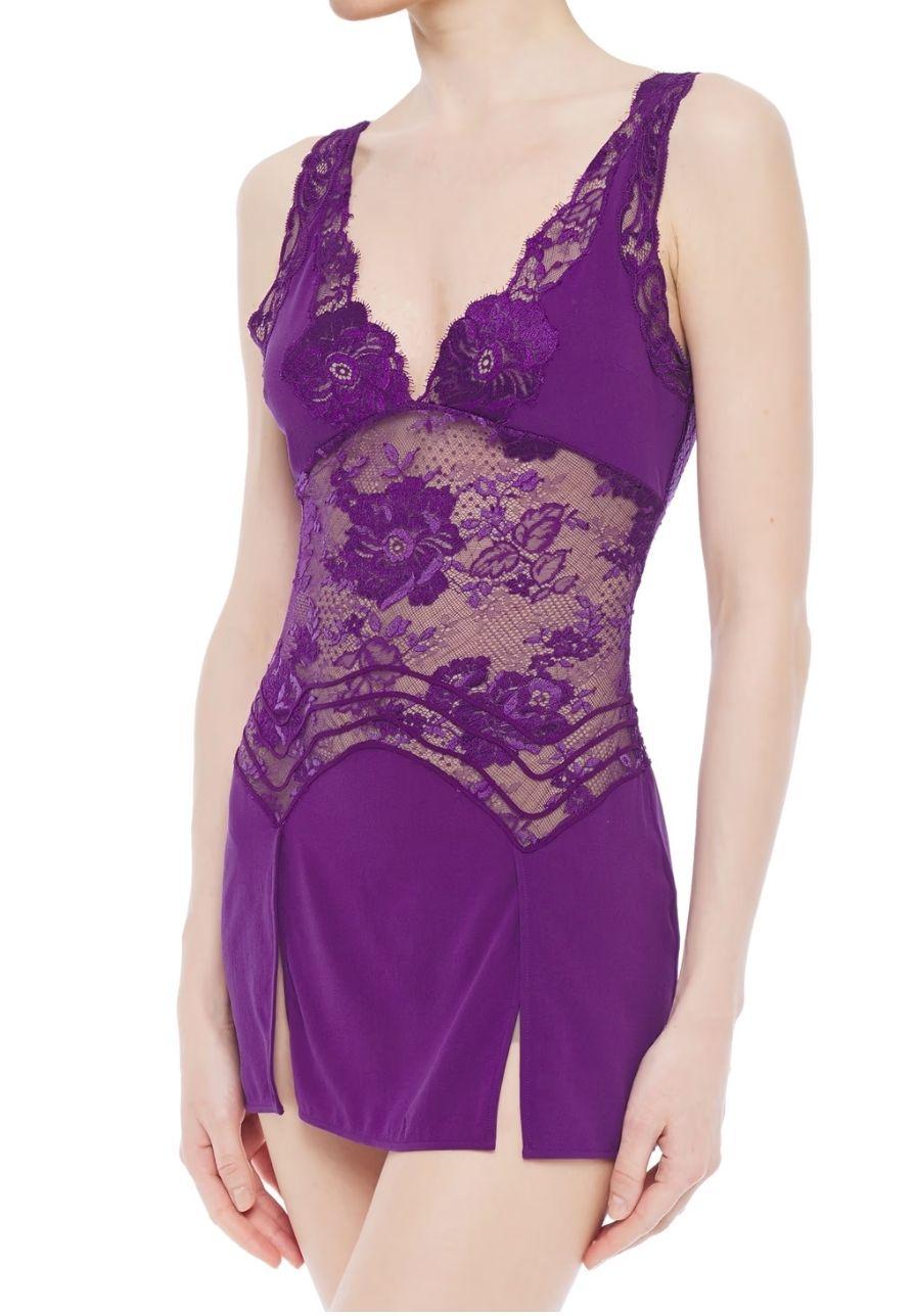 La Perla Purple Desert Rose Silk Cami