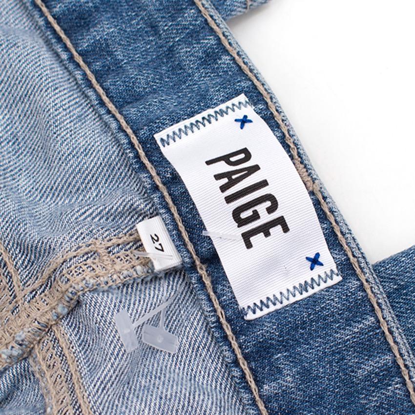 Paige Jimmy Jimmy Skinny Jeans with Patches