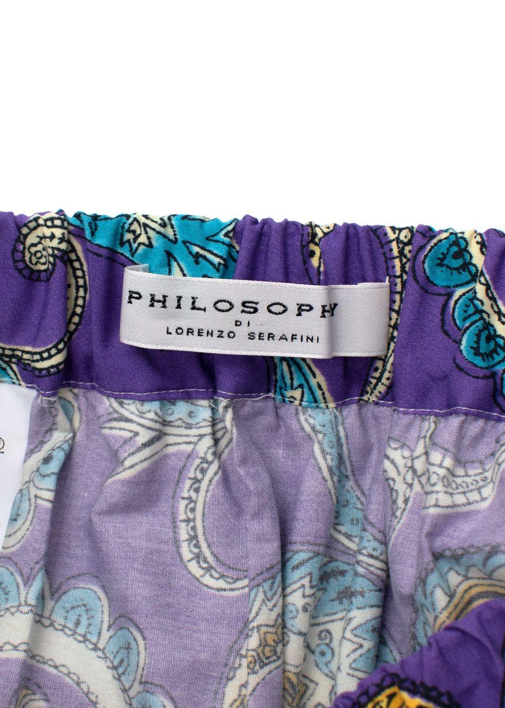 Philosophy Di Lorenzo Serafini Purple Two Piece Set