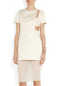 Esteban Cortazar White Cutout Dress