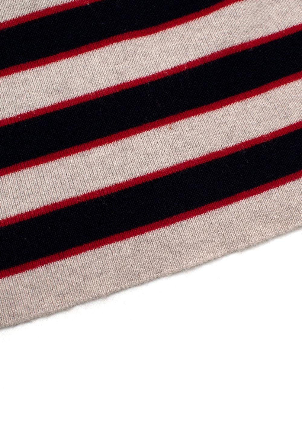 Valentino ricolour striped cashmere sweater