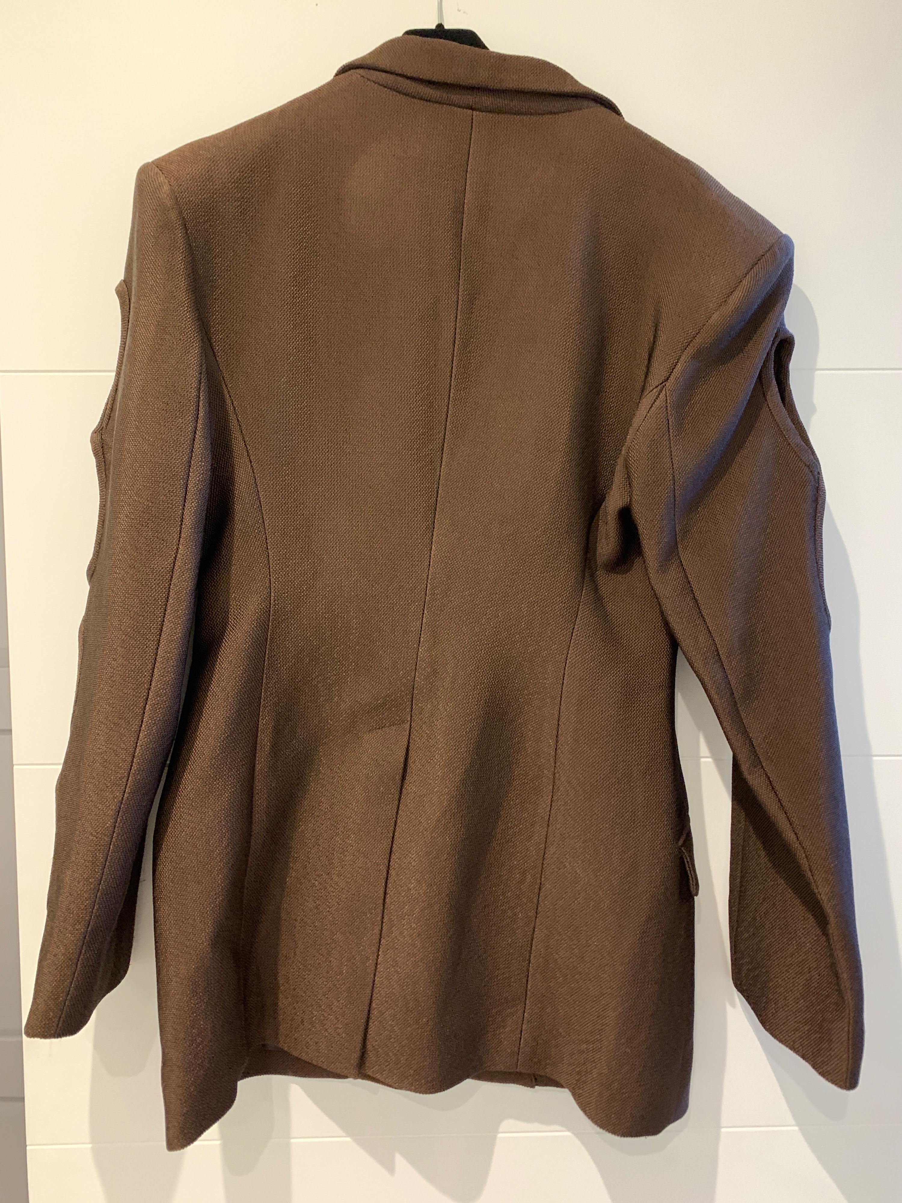 Infinity cutout basketweave blazer