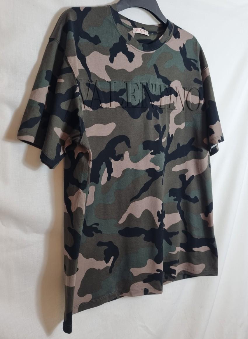 Valentino Camo Print T-Shirt