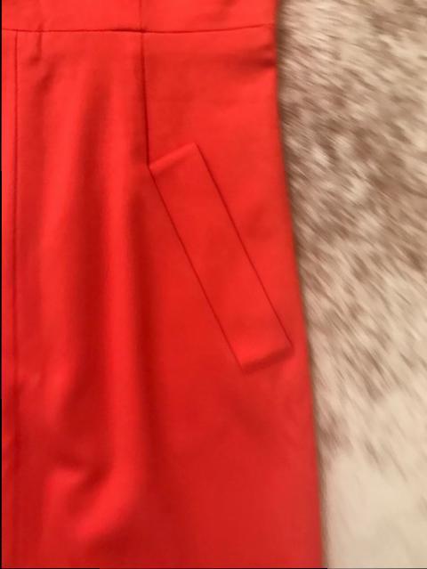 Diane Von Furstenberg Orange Sleeveless Dress