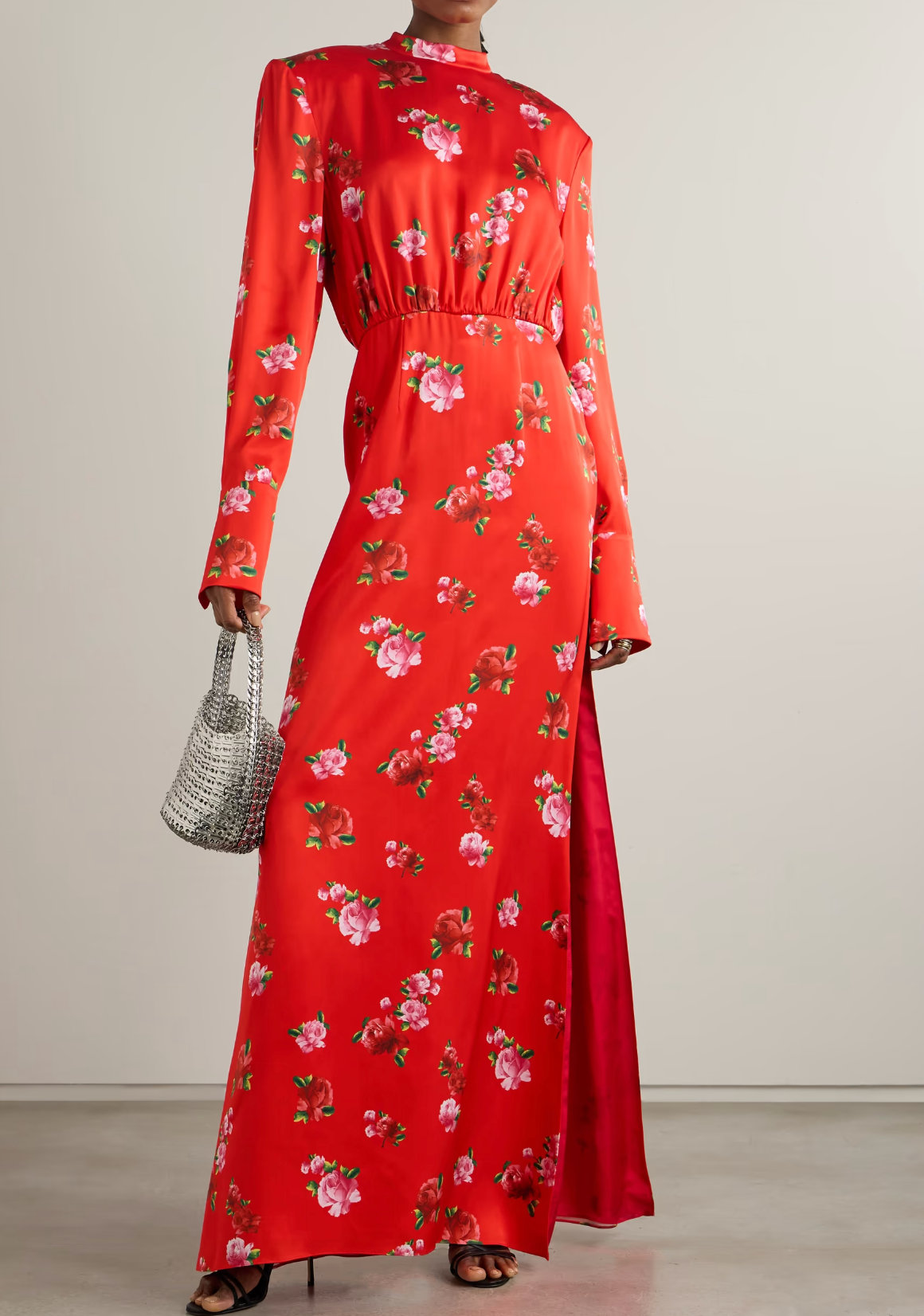 Magda Butrym Floral-Print Silk Maxi Dress