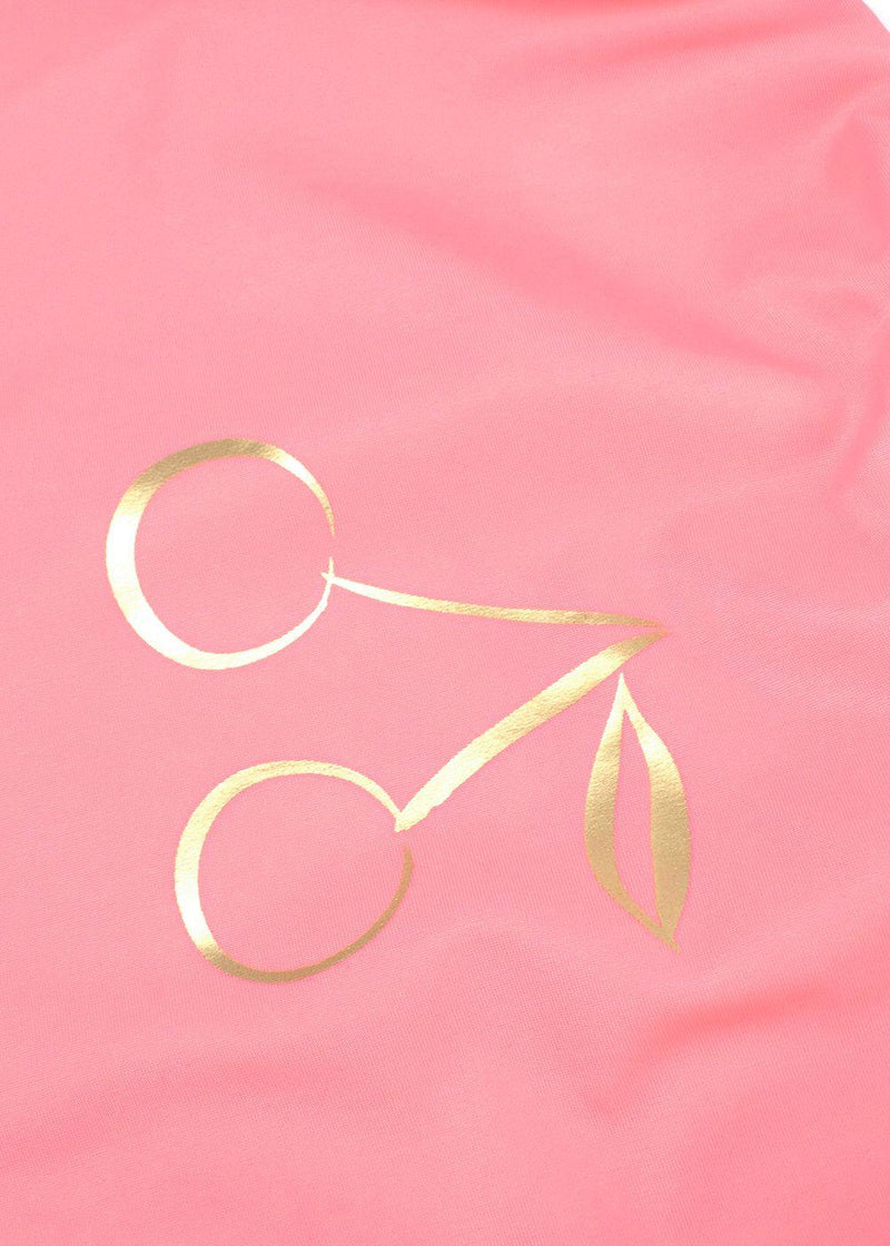 Bonpoint Pink Cherry Baby Swimsuit 2 Piece Set