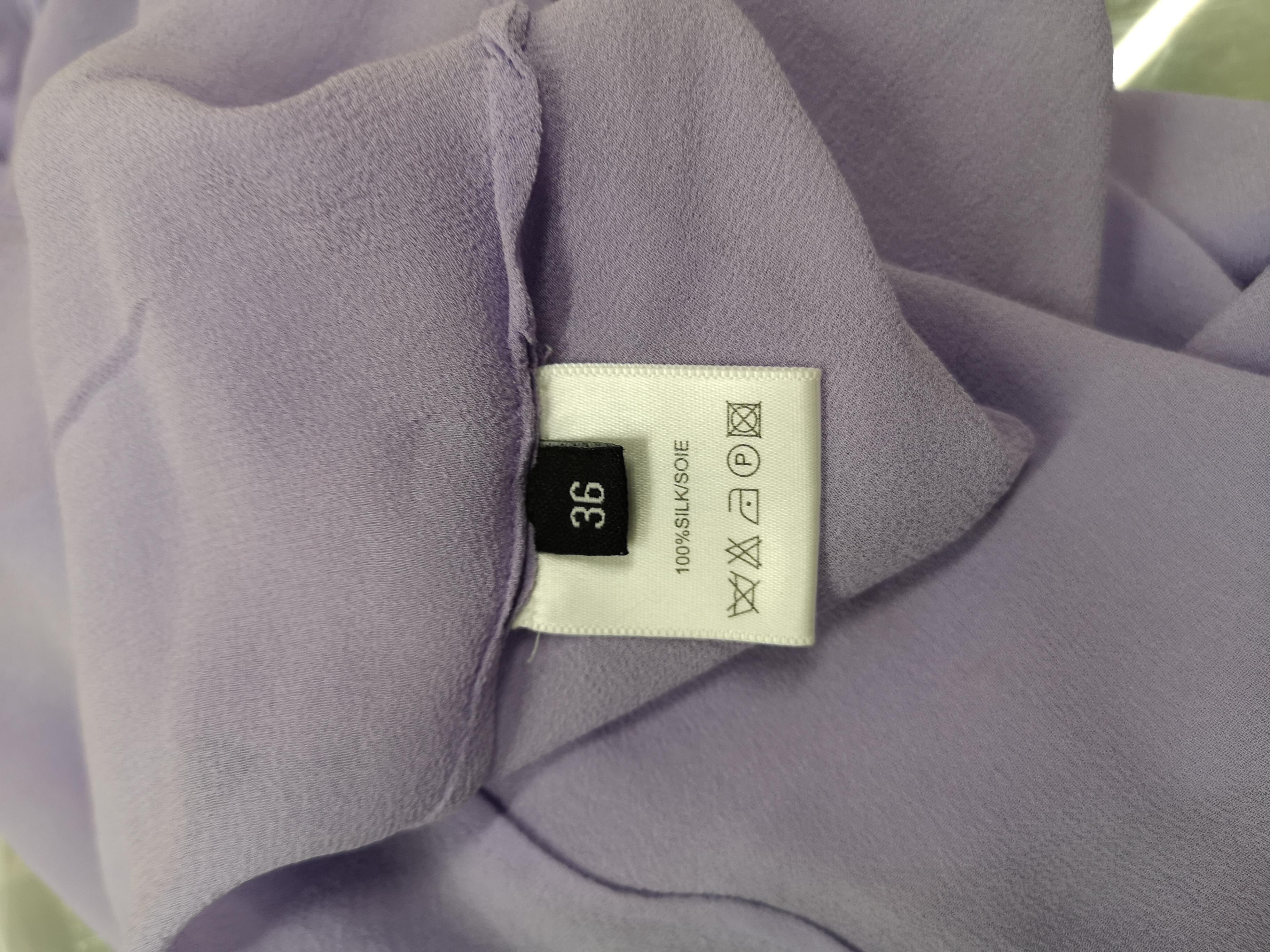 Joseph scoop-neck lilac dress