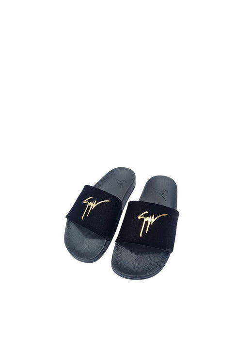 Black & Gold Tone Logo Slides