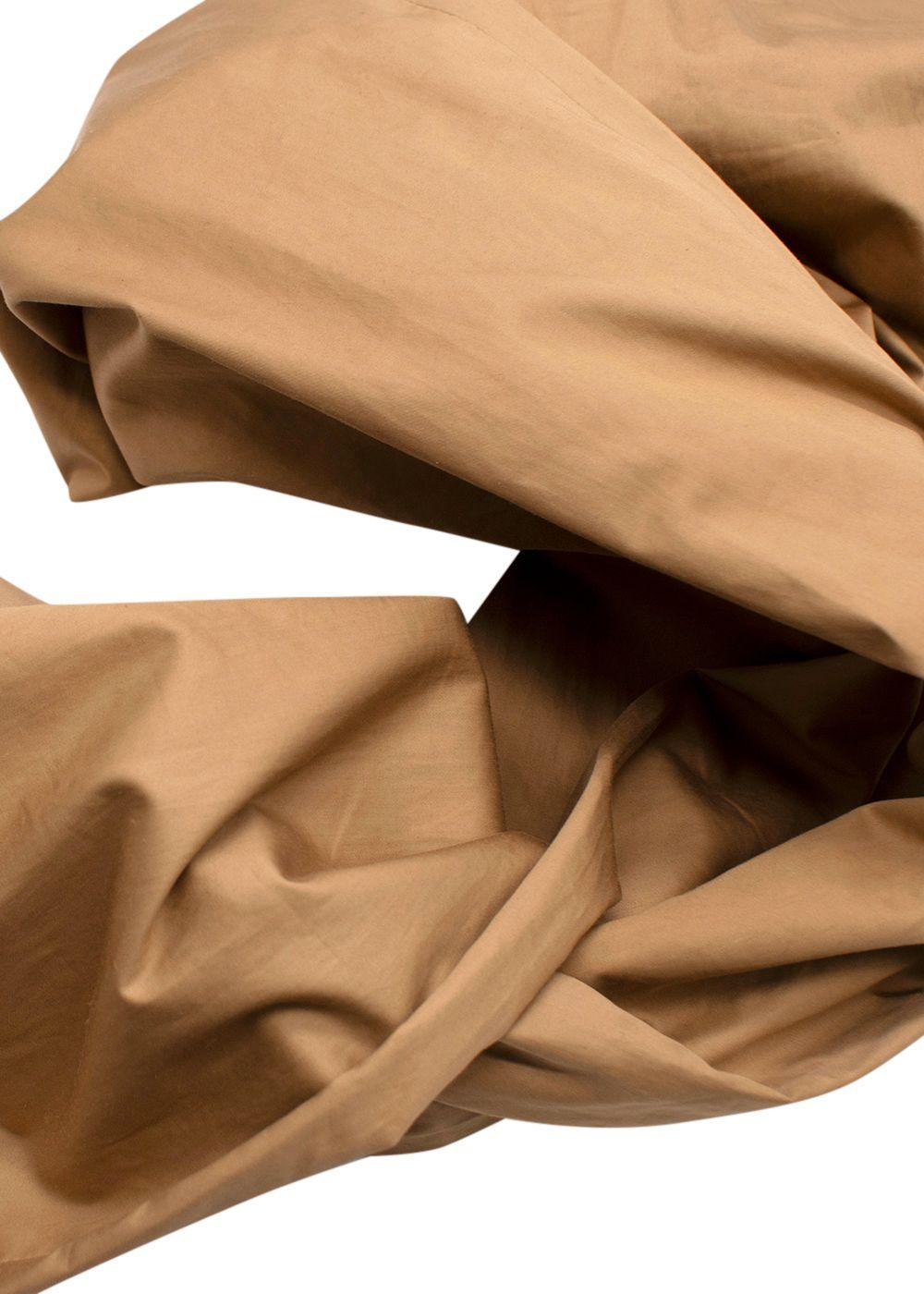 Isabel Marant Tan 'Nestoe' Cotton Trousers