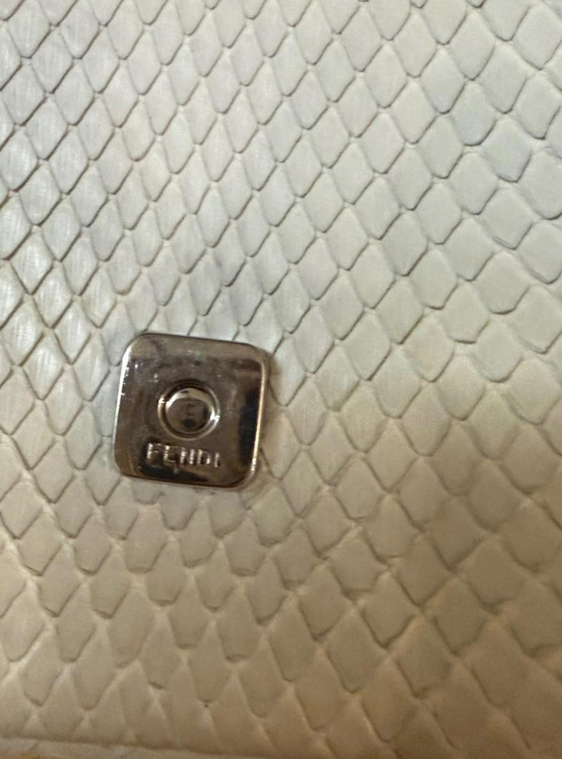 Fendi Python Micro Baguette Bag